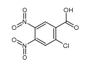 2-chloro-4,5-dinitrobenzoic acid Structure
