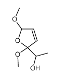 DL-1-(2,5-Dimethoxy-2,5-dihydrofuran-2-yl)ethanol结构式