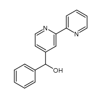 4-(α-hydroxybenzyl)-2,2'-bipyridine Structure