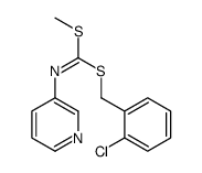 (2-Chlorophenyl)methyl methyl 3-pyridinylcarbonimidodithioate结构式
