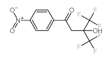 4,4,4-trifluoro-3-hydroxy-1-(4-nitrophenyl)-3-(trifluoromethyl)butan-1-one Structure