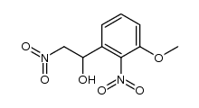 1-(3-methoxy-2-nitrophenyl)-2-nitroethanol Structure