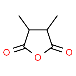 2,5-Furandione, dihydro-3,4-dimethyl-, trans- Structure