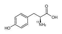 L-Tyrosine(15N) Structure