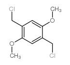 1,4-双(氯甲基)-2,5-二甲氧基苯结构式