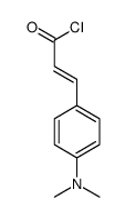 3-[4-(dimethylamino)phenyl]prop-2-enoyl chloride Structure