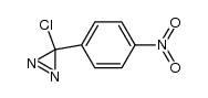 3-Chloro-3-(4-nitrophenyl)-3H-diazirine结构式