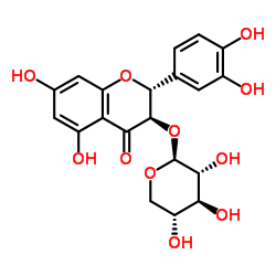 紫杉叶素 3-O-BETA-D-吡喃木糖苷结构式