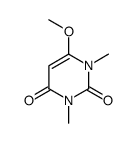 6-甲氧基-1,3-二甲基脲嘧啶结构式