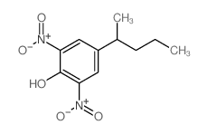 2,6-dinitro-4-pentan-2-yl-phenol Structure