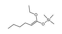 (E)-butylketene methyl trimethylsilyl acetal Structure
