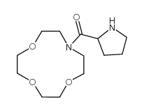 Pyrrolidin-2-yl-(1,4,7-trioxa-10-aza-cyclododec-10-yl)-methanone Structure