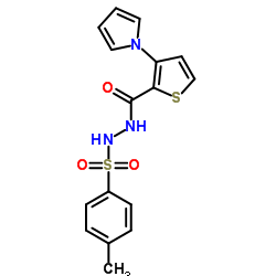 N'-[(4-Methylphenyl)sulfonyl]-3-(1H-pyrrol-1-yl)-2-thiophenecarbohydrazide Structure