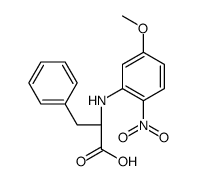 (2S)-2-(5-methoxy-2-nitroanilino)-3-phenylpropanoic acid Structure