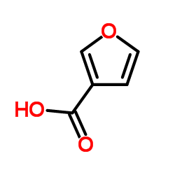 Furan-3-carboxylic acid Structure