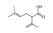 5-methyl-2-(1-methylethenyl)-4-Hexenoic acid Structure