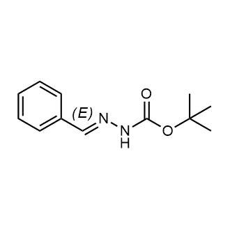 (E)-2-亚苄基肼羧酸叔丁酯结构式