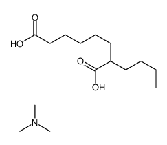 2-butyloctanedioic acid,N,N-dimethylmethanamine Structure