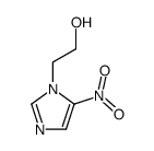2-(5-硝基-1H-咪唑-1-基)乙醇结构式