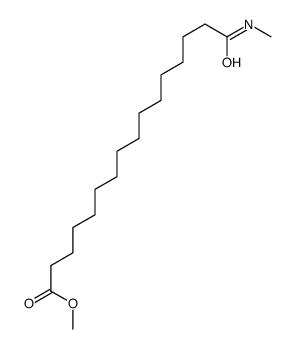 methyl 16-(methylamino)-16-oxohexadecanoate结构式