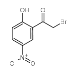 2-溴-1-(2-羟基-5-硝基苯基)-1-乙酮结构式