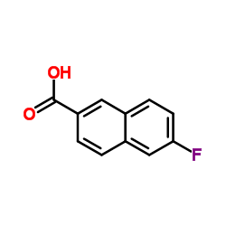 6-氟-2-萘甲酸结构式