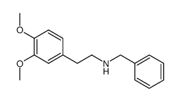 N-(3,4-dimethoxy-phenylethyl)-N-benzyl amine结构式