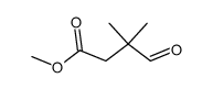 Methyl-3,3-dimethyl-4-oxobutanoate structure