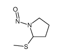 2-methylsulfanyl-1-nitrosopyrrolidine结构式