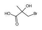 3-bromo-2-hydroxy-2-methylpropanoic acid结构式
