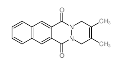 Benzo[g]pyridazino[1,2-b]phthalazine-6,13-dione, 1,4-dihydro-2,3-dimethyl-结构式