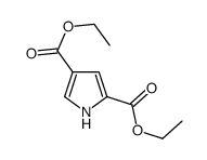 1H-吡咯-2,4-二甲酸二乙酯结构式