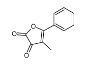 4-methyl-5-phenylfuran-2,3-dione Structure