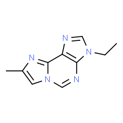 3H-Imidazo[2,1-i]purine,3-ethyl-8-methyl-(9CI) structure