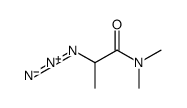 2-azido-N,N-dimethylpropanamide Structure