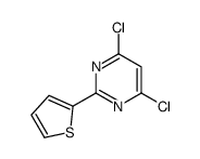 4,6-Dichloro-2-(thiophen-2-yl)pyrimidine Structure