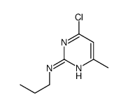 4-chloro-6-methyl-N-propylpyrimidin-2-amine Structure