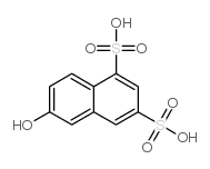 2-Naphthol-5,7-disulfonic acid结构式