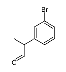 2-(3-bromophenyl)propanal Structure