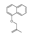 1-(2-methylprop-2-enoxy)naphthalene Structure