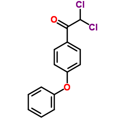 2,2-Dichloro-1-(4-phenoxyphenyl)ethanone structure