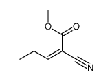 methyl 2-cyano-4-methylpent-2-enoate Structure