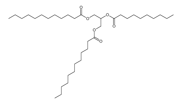 2-decanoyloxy-1,3-bis-lauroyloxy-propane Structure