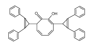 (2Z,4Z,6Z)-3,8-Bis-(2,3-diphenyl-cycloprop-2-enyl)-2-hydroxy-cycloocta-2,4,6-trienone Structure