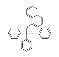 1-tritylsulfanylnaphthalene结构式