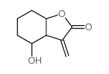 4-hydroxy-3-methylidene-3a,4,5,6,7,7a-hexahydrobenzofuran-2-one结构式
