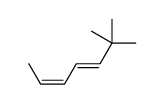 6,6-dimethylhepta-2,4-diene Structure