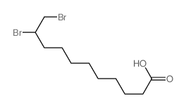 Undecanoic acid,10,11-dibromo-结构式