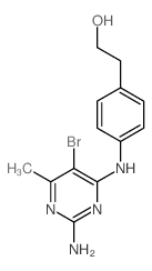 2-[4-[(2-amino-5-bromo-6-methyl-pyrimidin-4-yl)amino]phenyl]ethanol picture