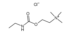 (2-ethylcarbamoyloxy-ethyl)-trimethyl-ammonium, chloride Structure